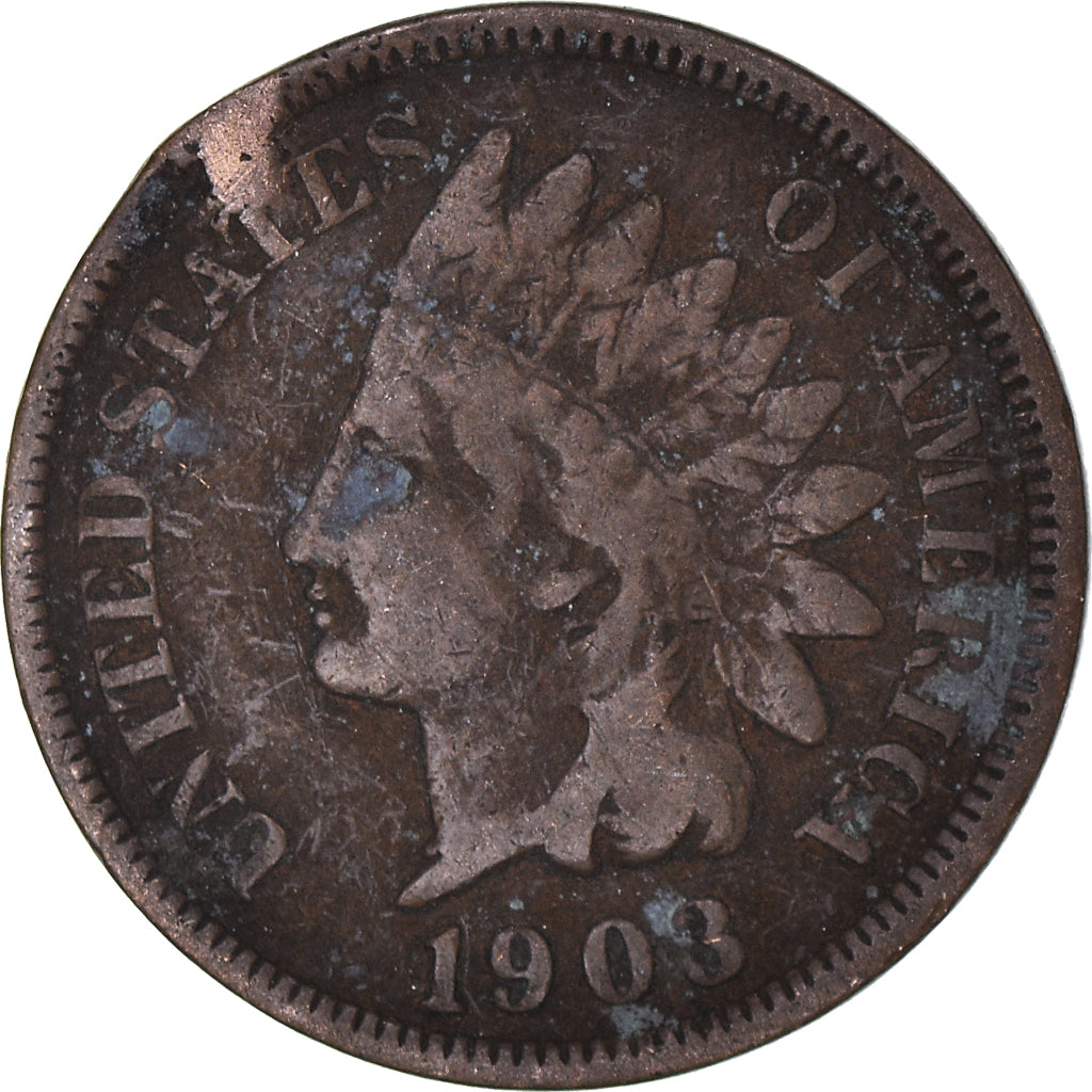 Coin, United States, Cent, 1903