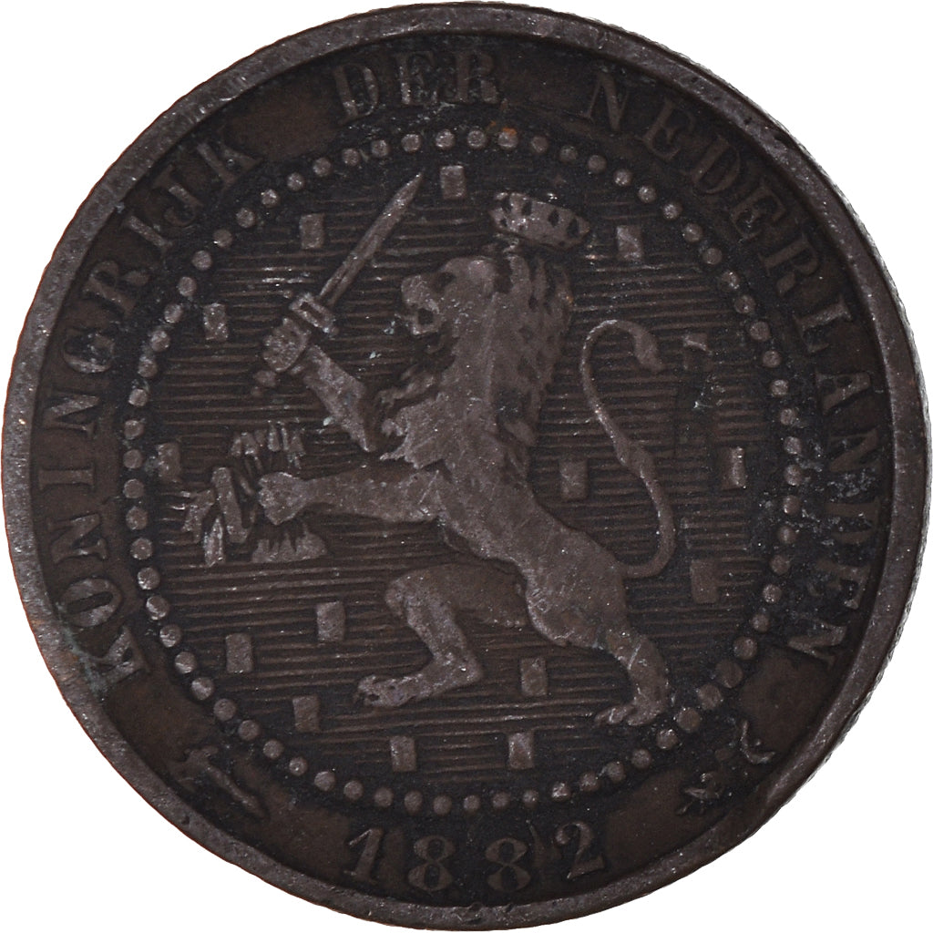 Moeda, Países Baixos, Cent, 1882
