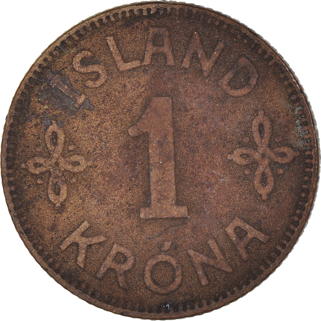 Munten, IJsland, Krona, 1925