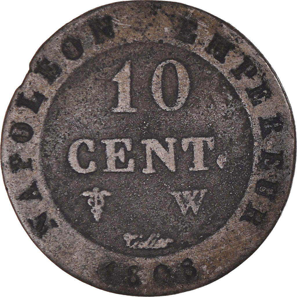 Münze, Frankreich, 10 Centimes, 1808