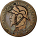 Munten, Frankrijk, 10 Centimes, 1863, Strasbourg, ZG, Bronze