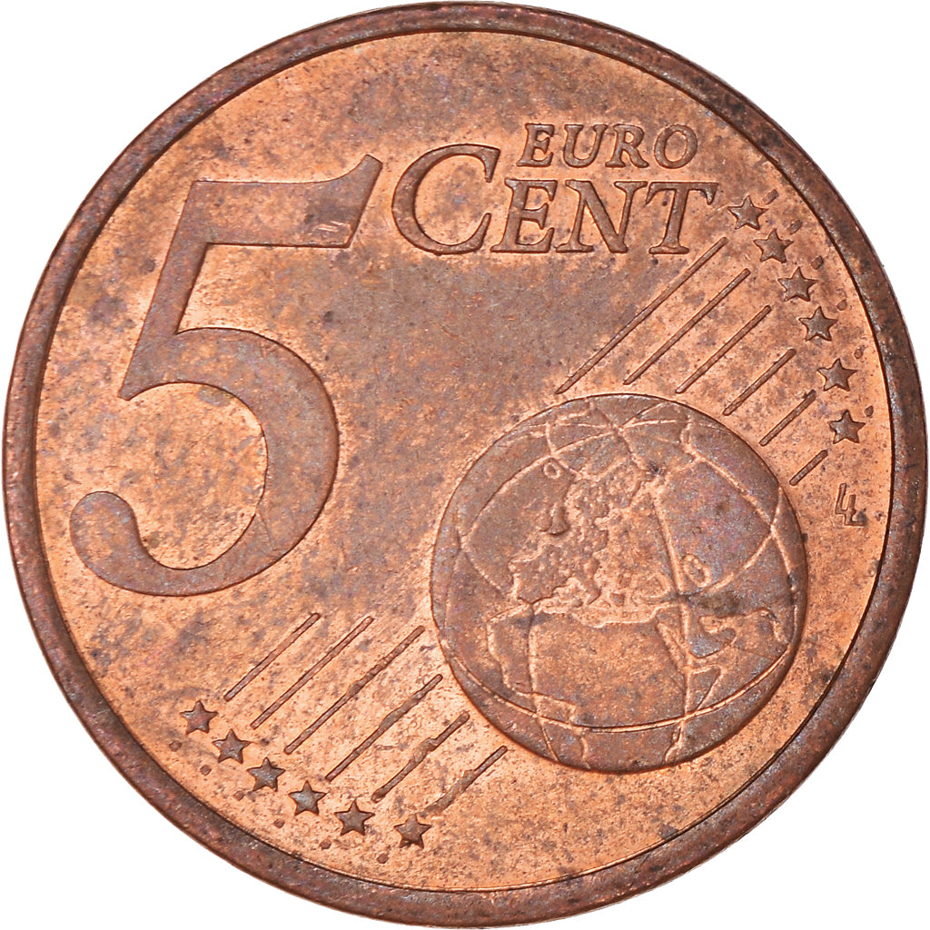 Munten, Frankrijk, 5 Euro Cent, 2010