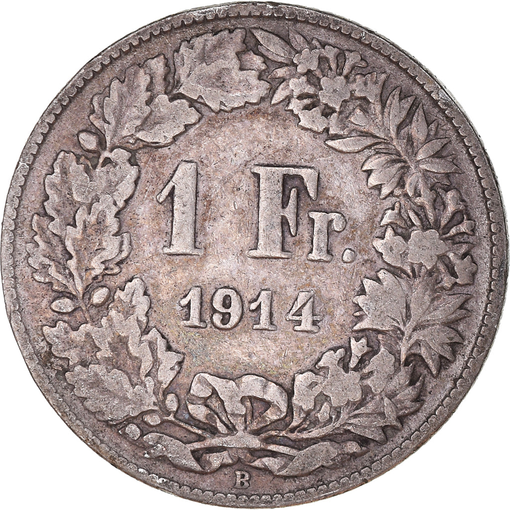 Moneta, Szwajcaria, Franc, 1914