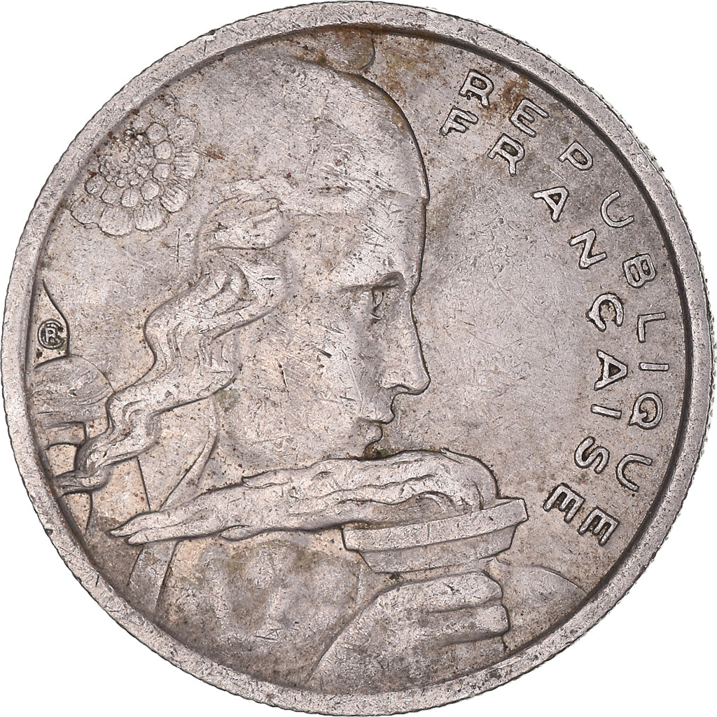 Munten, Frankrijk, 100 Francs, 1958