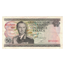 Banknote, Luxembourg, 50 Francs, 1972, 1972-08-25, KM:55b, EF(40-45)