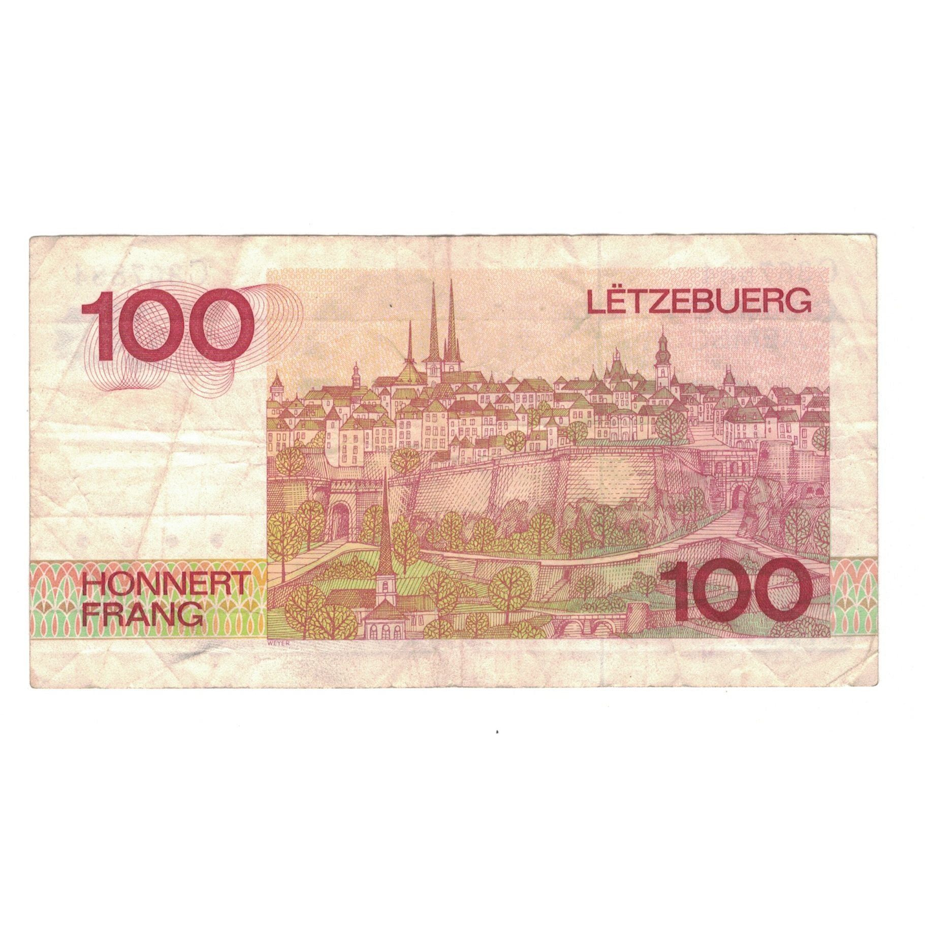 Banknote, Luxembourg, 100 Francs, 1980, 1980-08-14, KM:57a, EF(40-45)