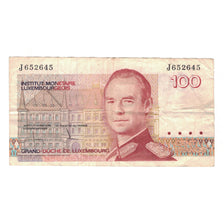 Banknote, Luxembourg, 100 Francs, Undated (1986), KM:58a, EF(40-45)