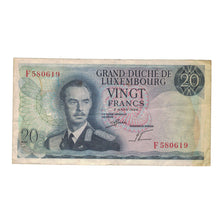 Banknote, Luxembourg, 20 Francs, 1966, 1966-03-07, KM:54a, VF(30-35)
