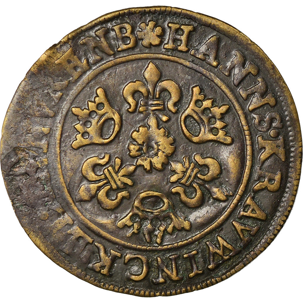 France, Token, Nuremberg, Jeton de Compte au Type du Gold Gulden, EF(40-45)