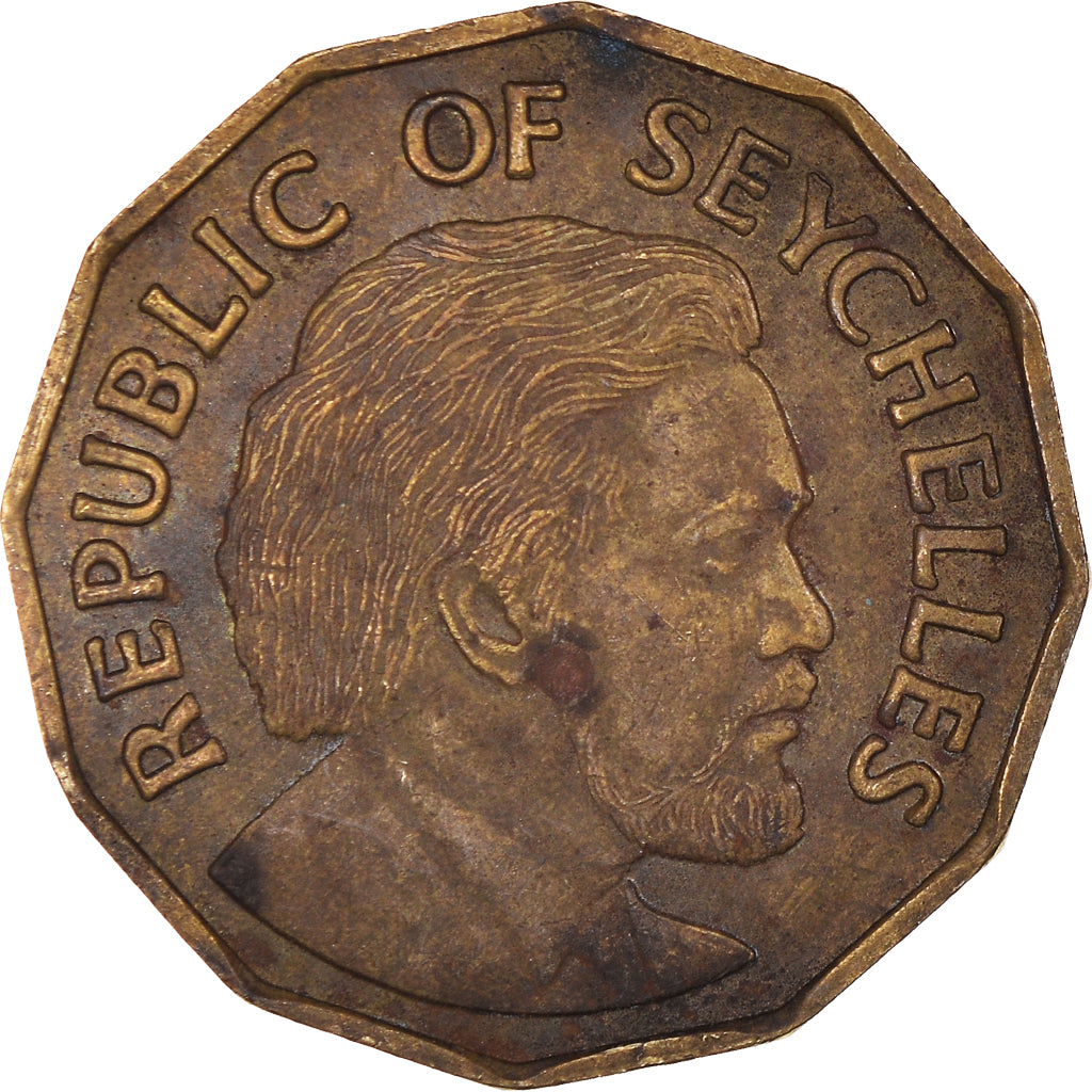 Coin, Seychelles, 10 Cents, 1976