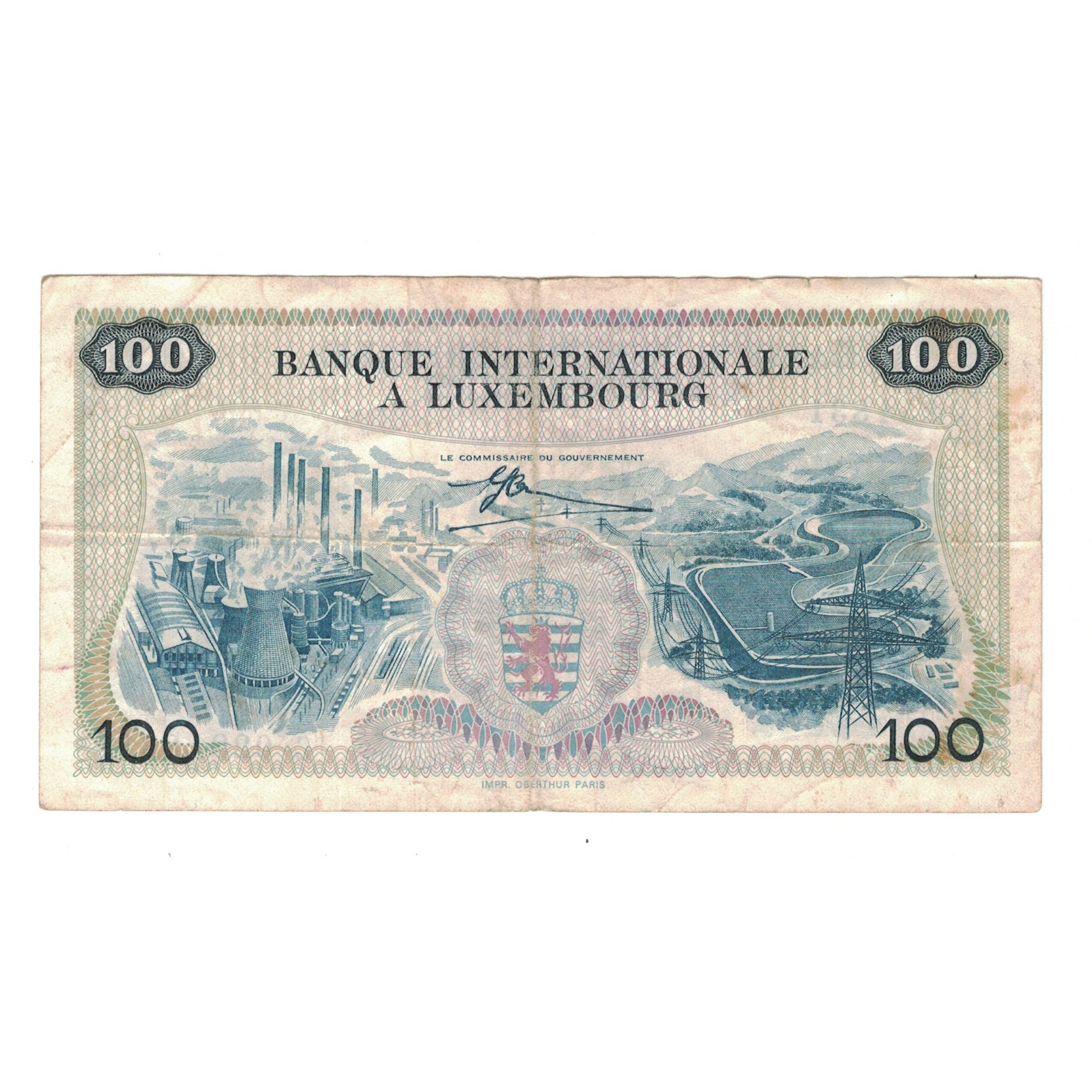 Banknote, Luxembourg, 100 Francs, 1968, 1968-05-01, KM:14A, EF(40-45)