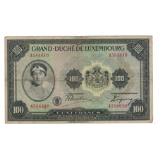 Billet, Luxembourg, 100 Francs, Undated 1944, KM:47a, TB+