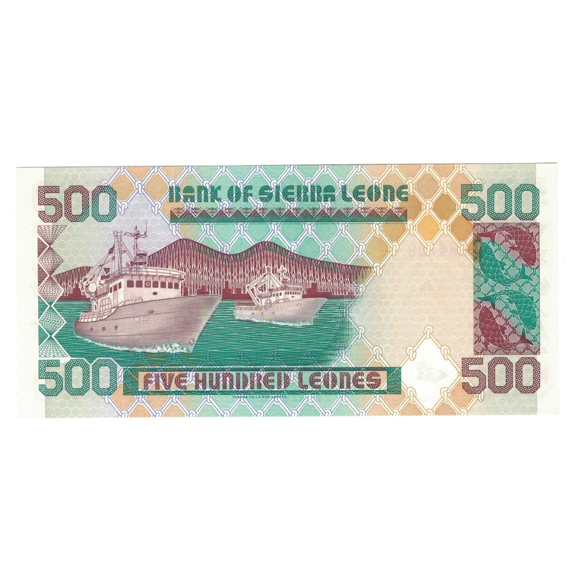 Banknote, Sierra Leone, 500 Leones, 1995, 1995-04-27, KM:23a, UNC(65-70)