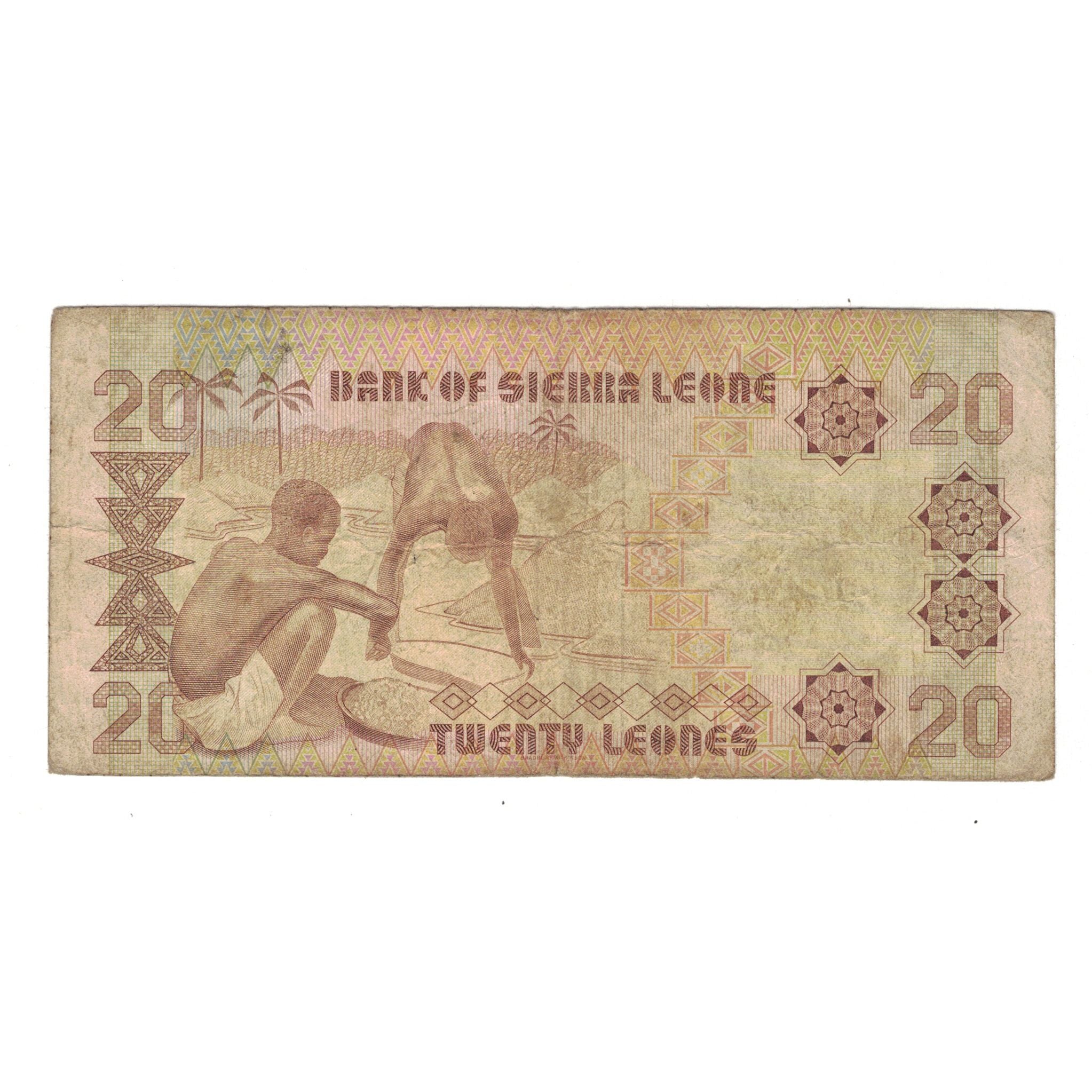 Banknote, Sierra Leone, 20 Leones, 1984, 1984-08-24, KM:14b, VG(8-10)