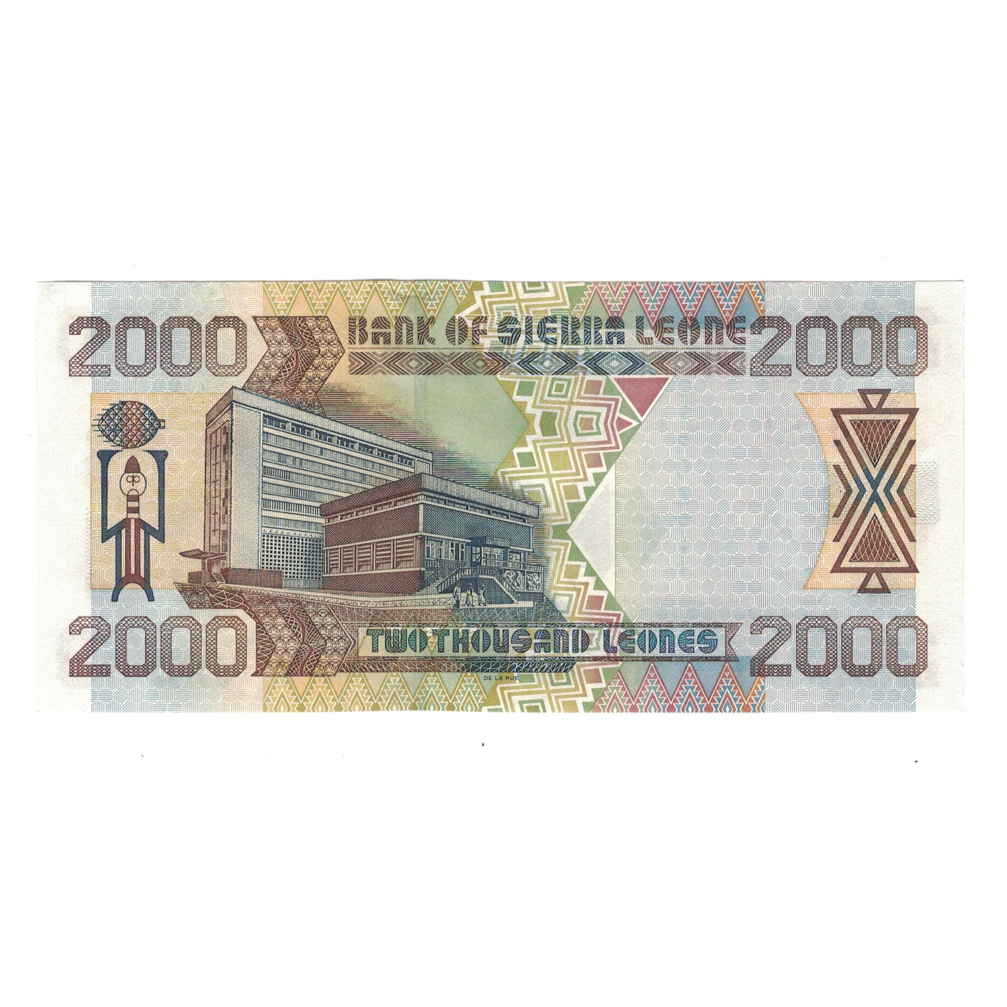 Banknot, Sierra Leone, 2000 Leones, 2002, 2002-02-01, KM:26a, UNC(63)