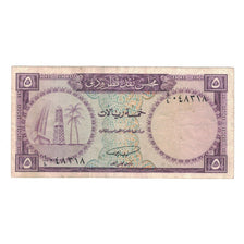 Banknote, Qatar and Dubai, 5 Riyals, 1960, KM:2a, EF(40-45)