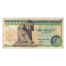 Banknote, Egypt, 25 Piastres, KM:47a, EF(40-45)