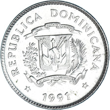Monnaie, République Dominicaine, 10 Centavos, 1991