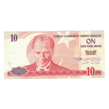 Banknote, Turkey, 10 New Lira, 2005, KM:218, AU(50-53)