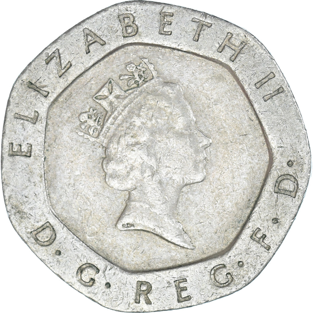 Moeda, Grã-Bretanha, 20 Pence, 1991