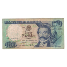 Geldschein, Portugal, 100 Escudos, 1965, 1965-11-30, KM:169a, S