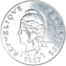 Moneta, Nuova Caledonia, 50 Francs, 1987