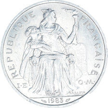 Moneta, Nuova Caledonia, 5 Francs, 1983