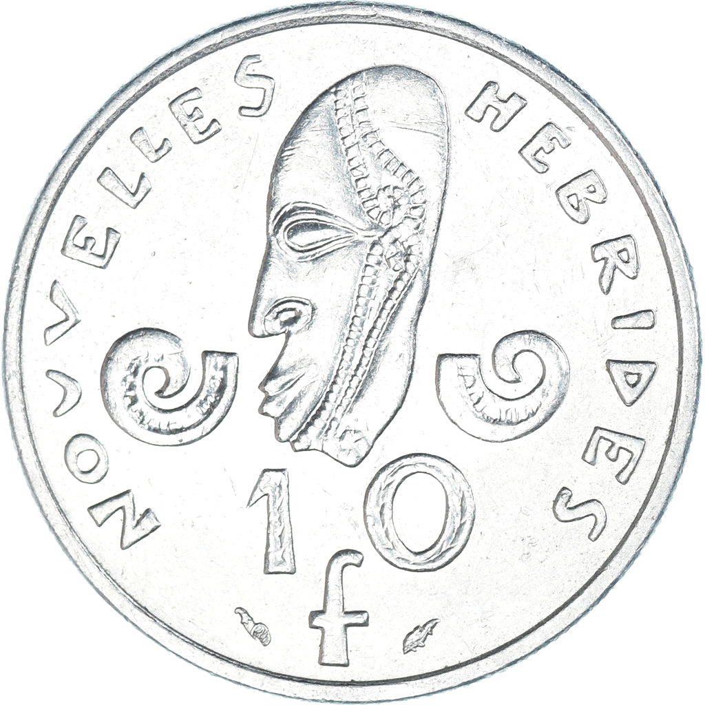 Moneda, Nuevas Hébridas, 10 Francs, 1979