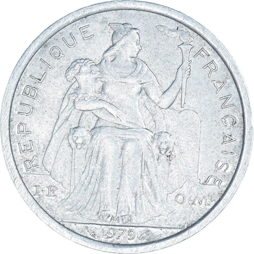 Moneda, Polinesia francesa, 2 Francs, 1979