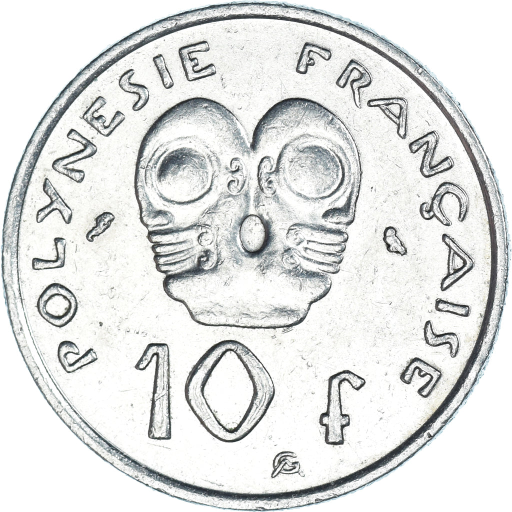 Coin, French Polynesia, 10 Francs, 1973