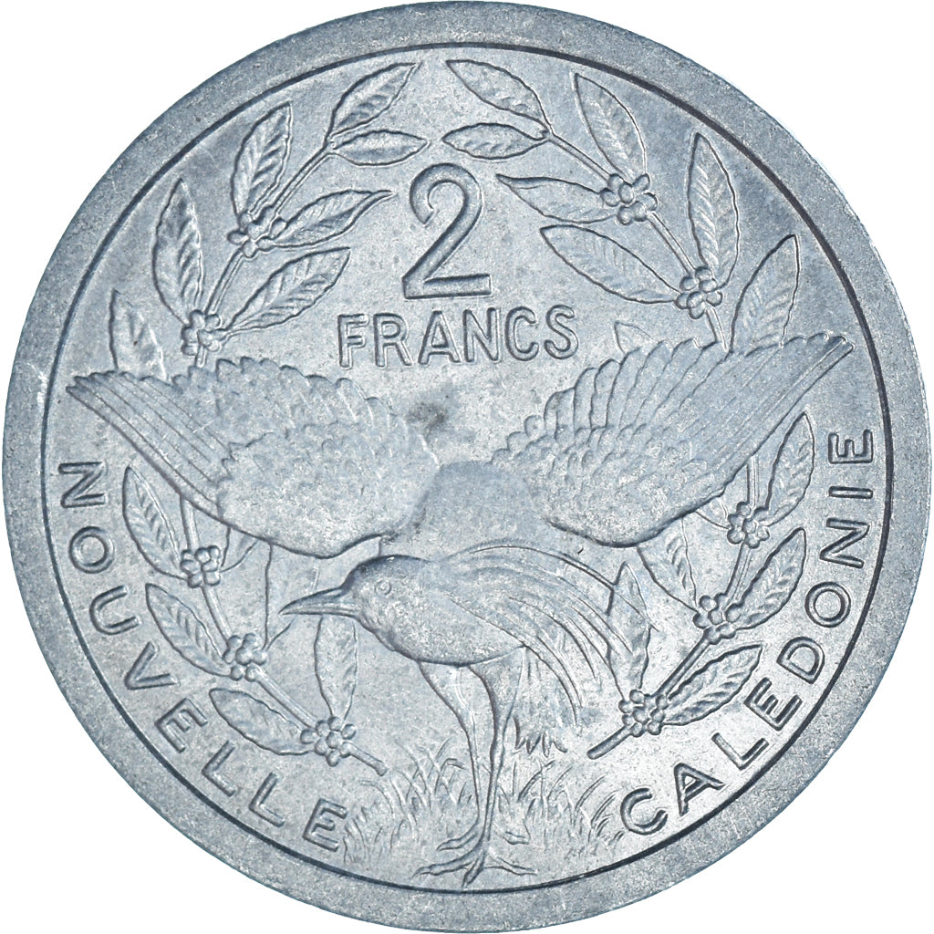 Moneta, Nowa Kaledonia, 2 Francs, 1977
