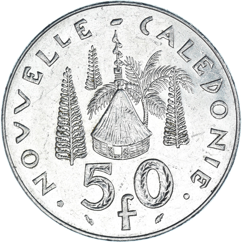 Coin, New Caledonia, 50 Francs, 1983