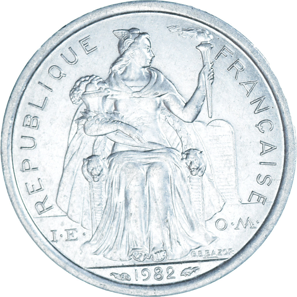 Moneta, Nowa Kaledonia, Franc, 1982