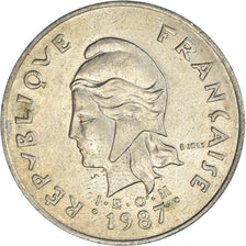 Coin, New Caledonia, 100 Francs, 1987