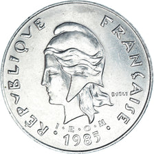 Coin, French Polynesia, 50 Francs, 1985