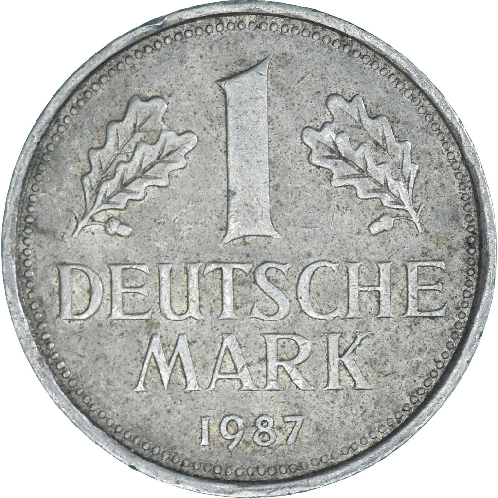 Coin, Germany, Mark, 1987