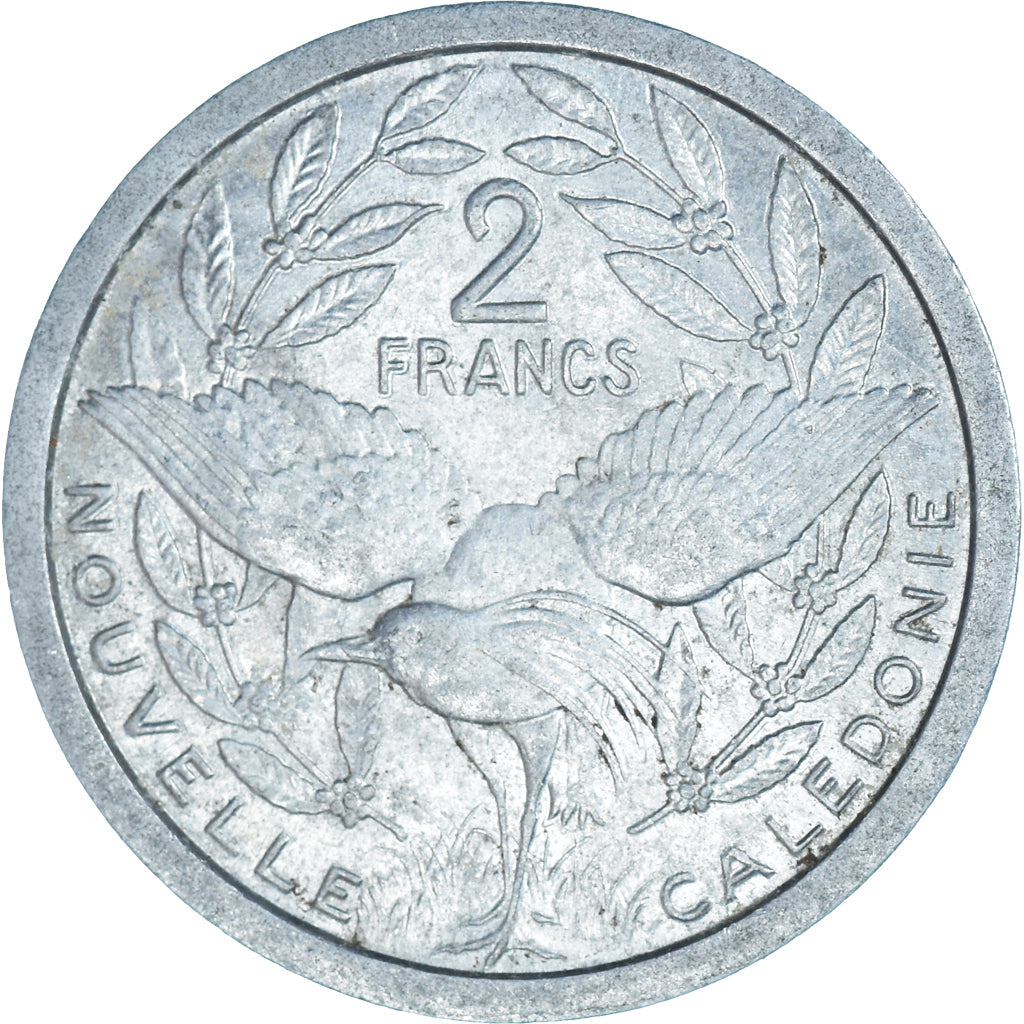 Coin, New Caledonia, 2 Francs, 1949