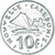 Coin, New Caledonia, 10 Francs, 1986