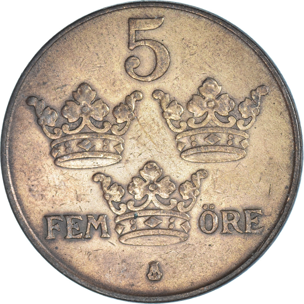 Münze, Schweden, 5 Öre, 1936