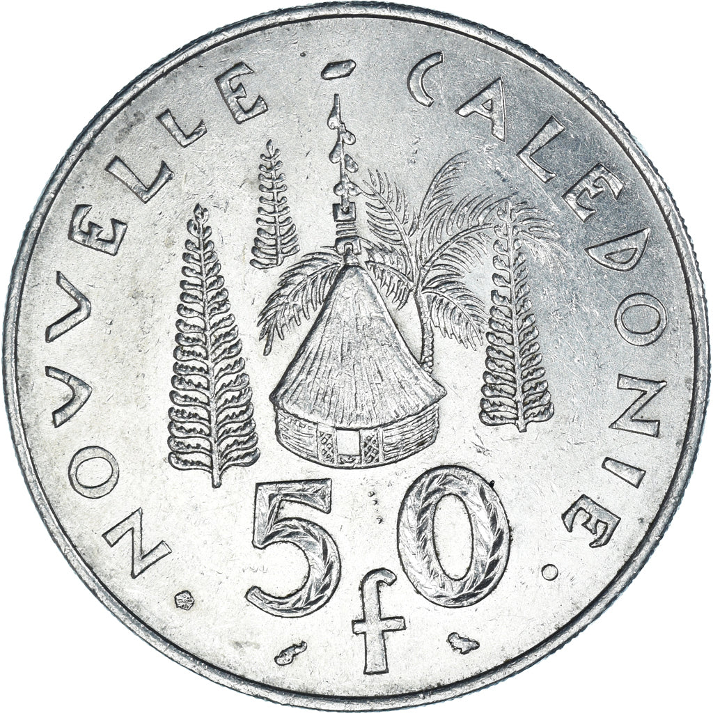 Coin, New Caledonia, 50 Francs, 1967