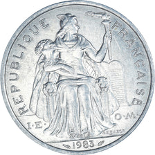 Coin, New Caledonia, 5 Francs, 1983