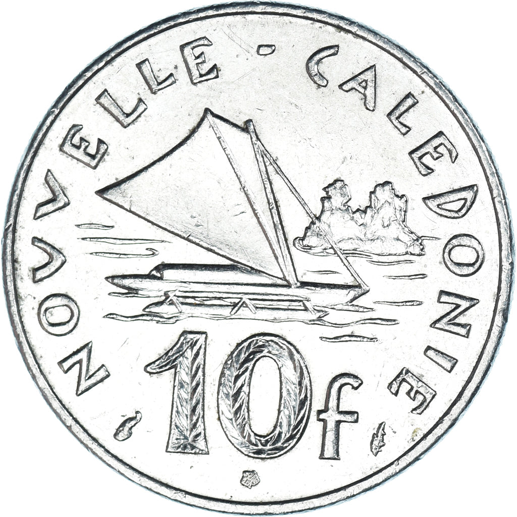 Coin, New Caledonia, 10 Francs, 1983