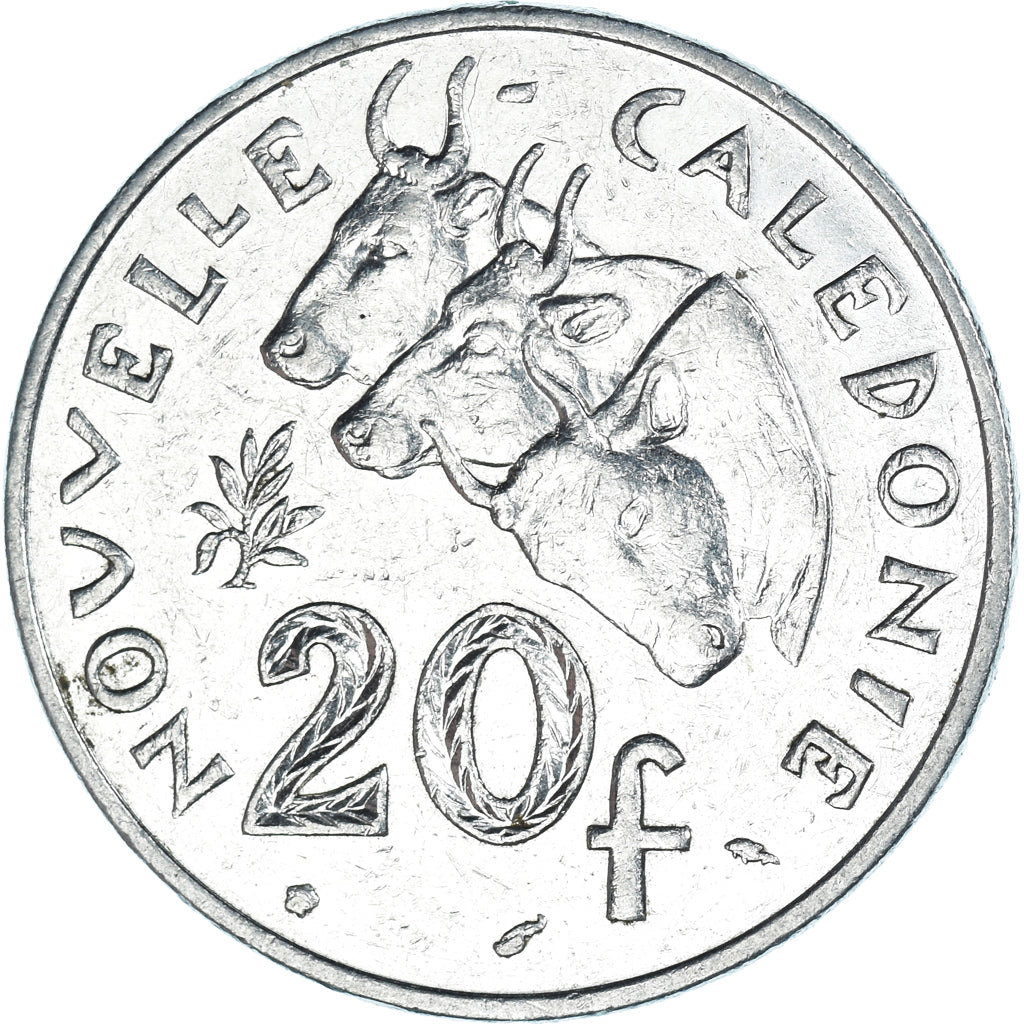 Coin, New Caledonia, 20 Francs, 1983