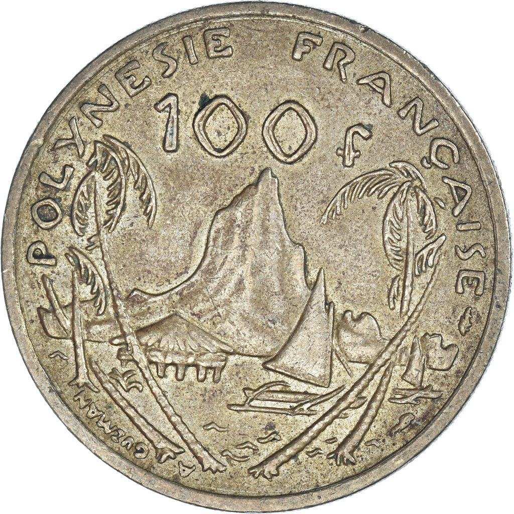 Coin, French Polynesia, 100 Francs, 1984