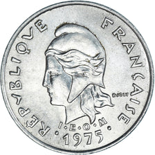 Munten, Nieuwe Hebriden, 10 Francs, 1975
