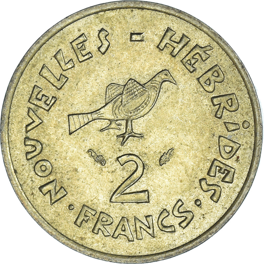 Munten, Nieuwe Hebriden, 2 Francs, 1979