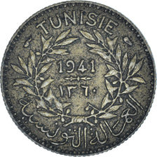 Coin, Tunisia, Franc, 1941