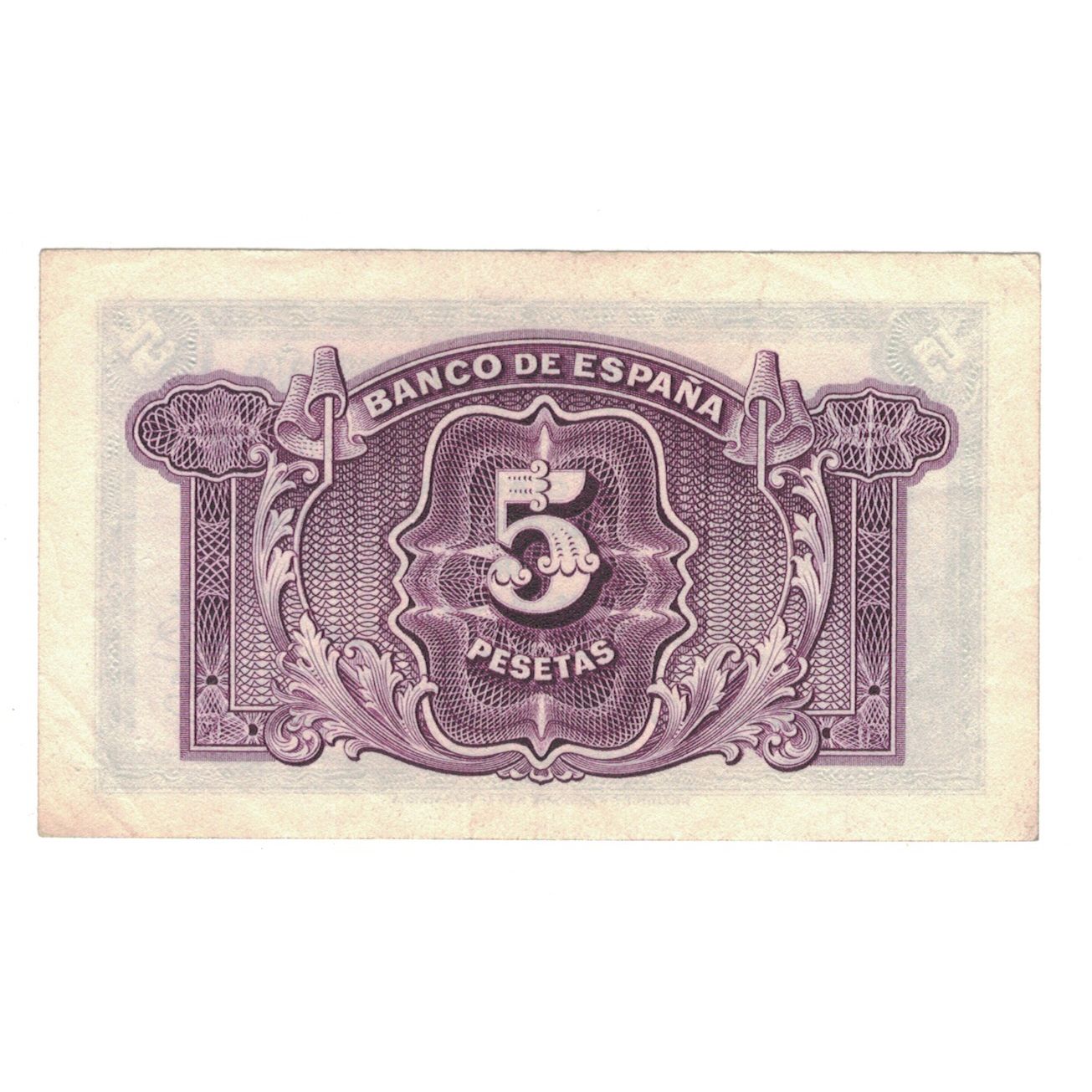 Banknote, Spain, 5 Pesetas, 1935, KM:85a, AU(50-53)