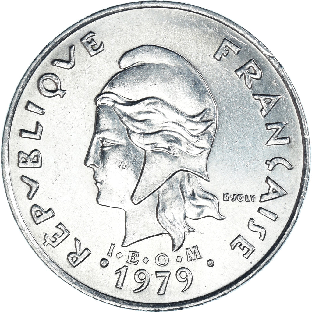 Moneda, Nuevas Hébridas, 20 Francs, 1979