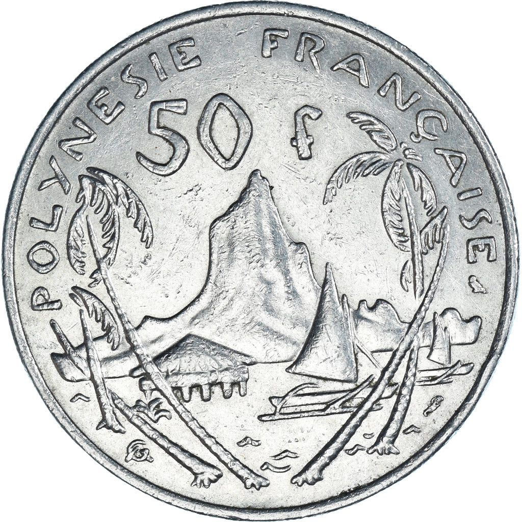 Coin, French Polynesia, 50 Francs, 1967